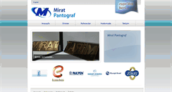 Desktop Screenshot of miratpantograf.com