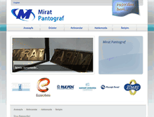 Tablet Screenshot of miratpantograf.com